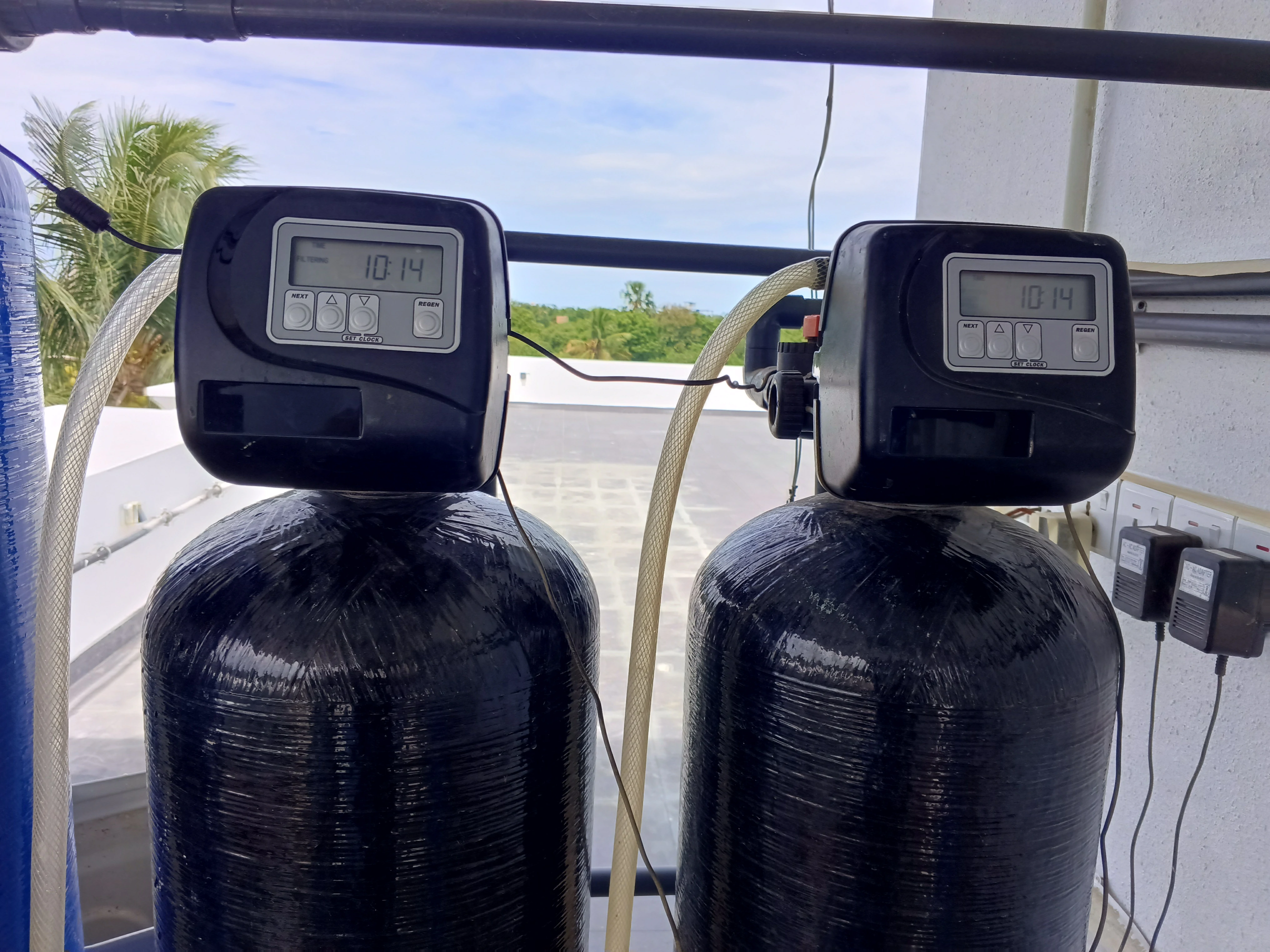 FRP vessels and multiport valves